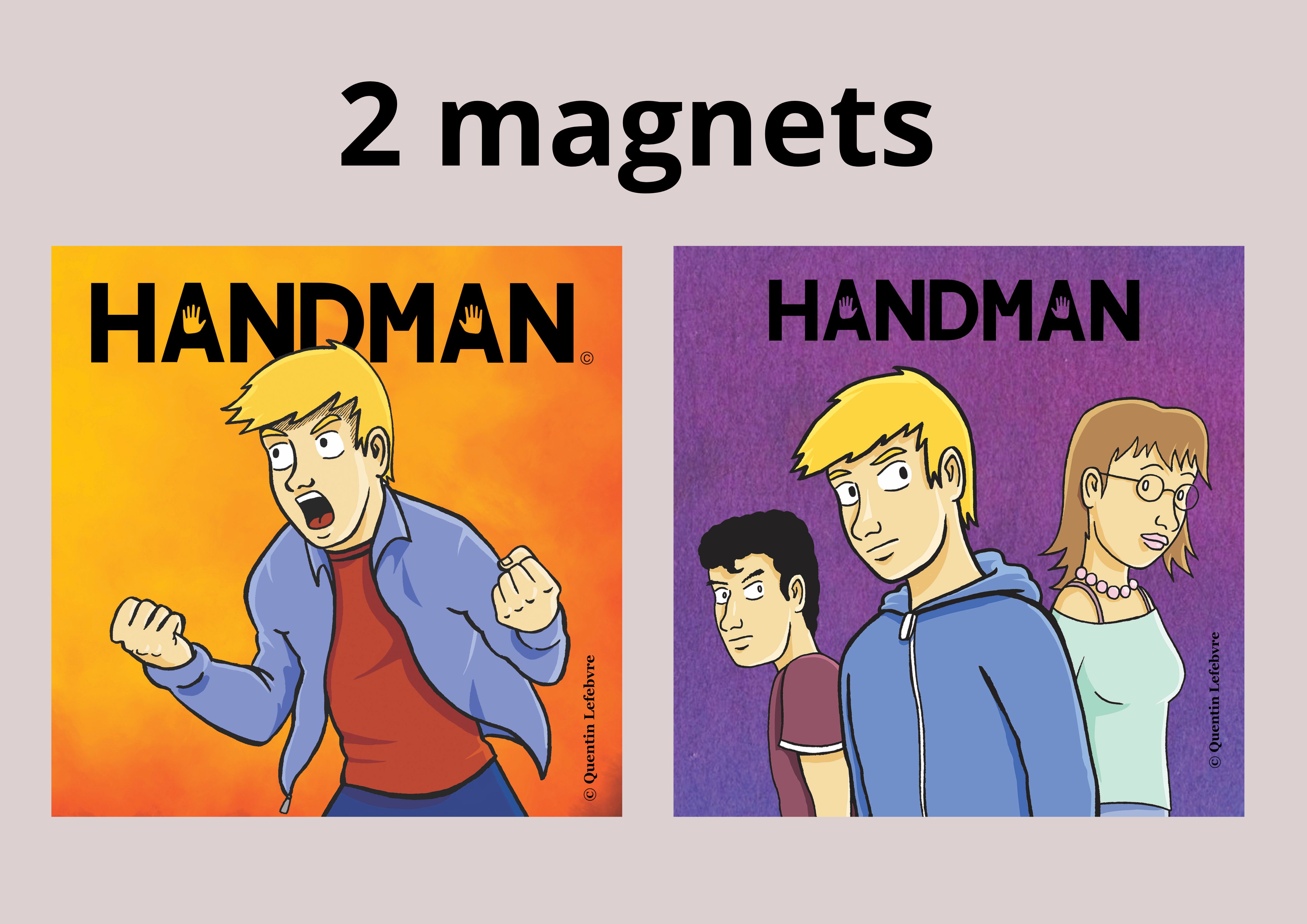 2 Magnets Handman